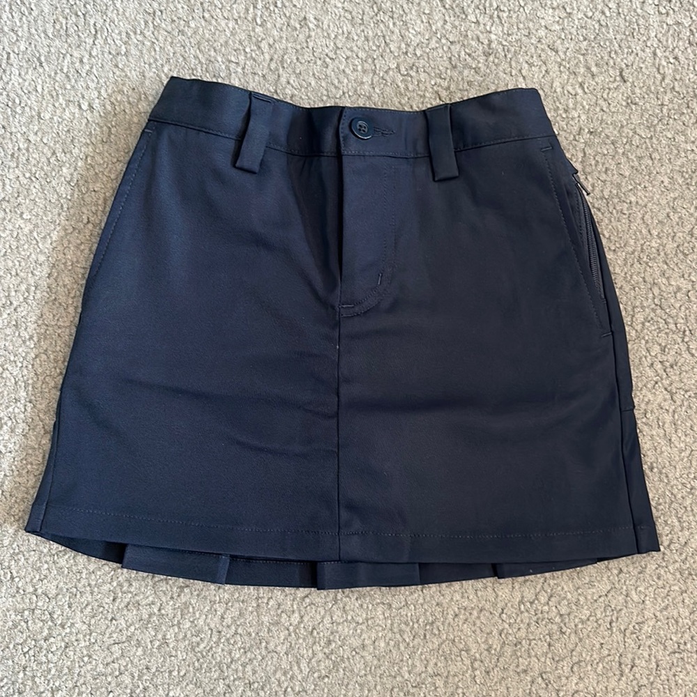 Lands' End Navy Girls Skort